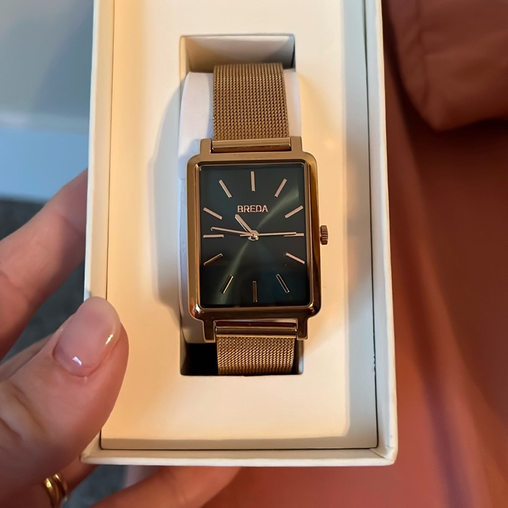Breda watch. Like new. Worn once. Needs new battery.